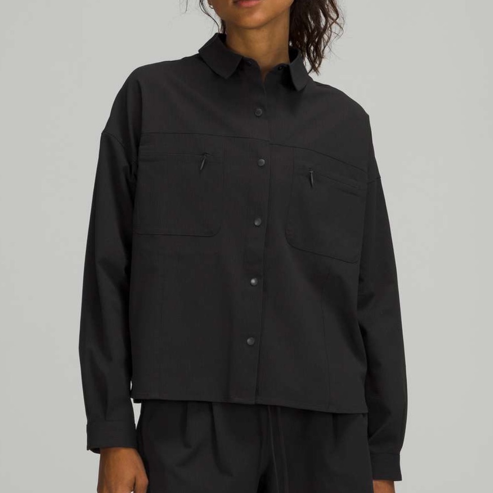 lululemon ventlight button up shirt